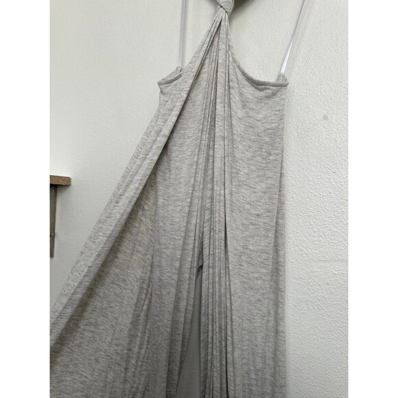 Free People Beach Twisted Open Back Full Length Jumpsuit Gray Women's XS NEW - Picture 10 of 10